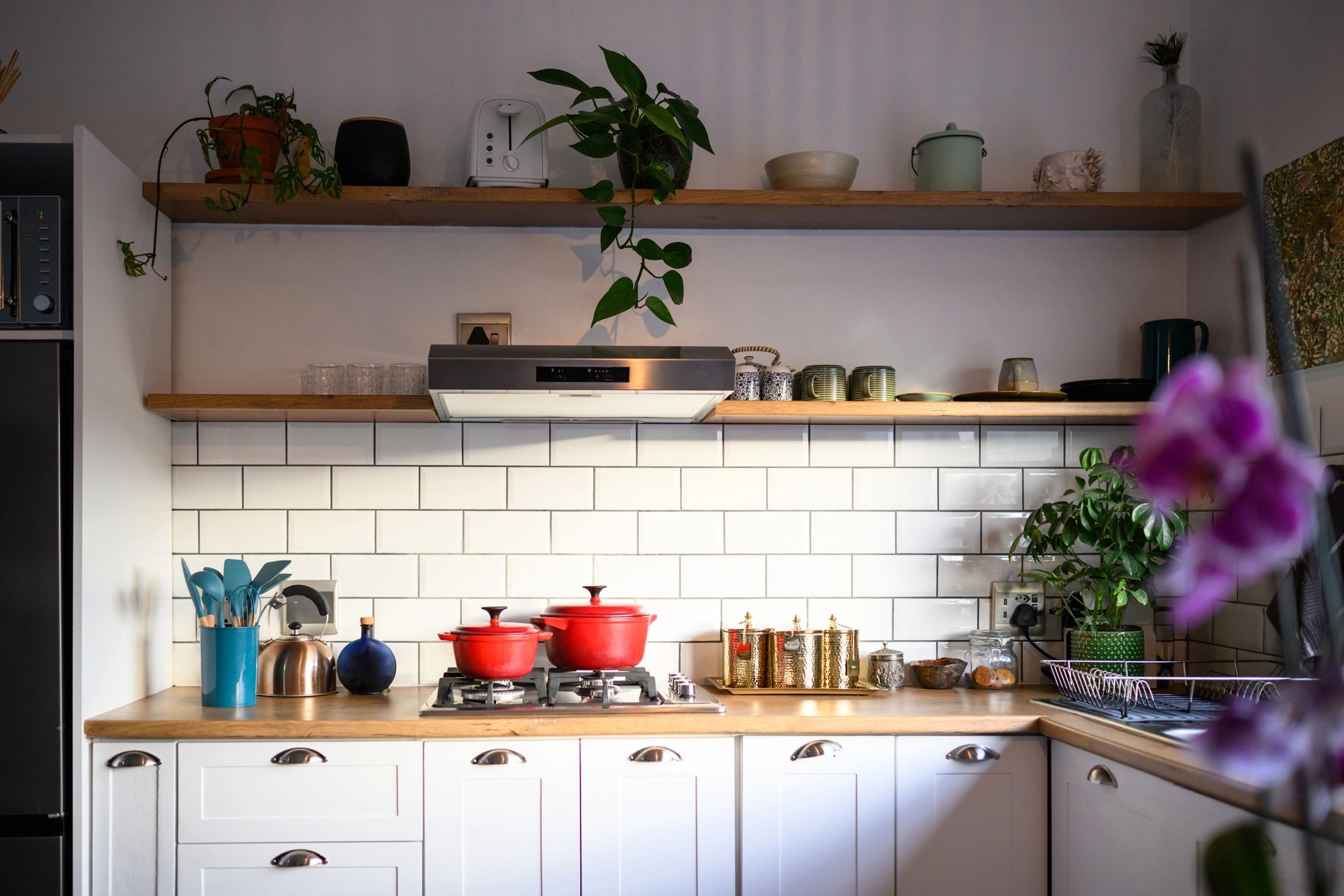 Clean modern kitchen interior